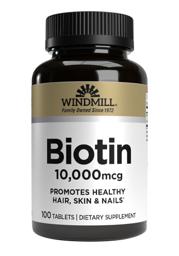 BIOTIN 10000 MCG  100 TABS